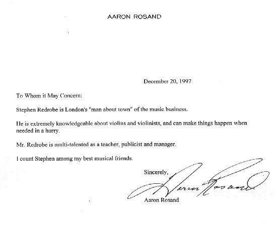 rosandletter